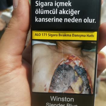 Winston Sigara Paketinde Boş Sigara Çıktı.