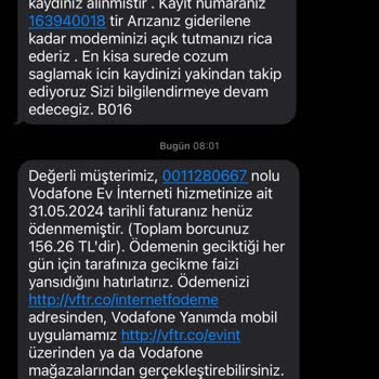 Vodafone Net İnternet Sorunu Hiçbir Şekilde Çözülmüyor.