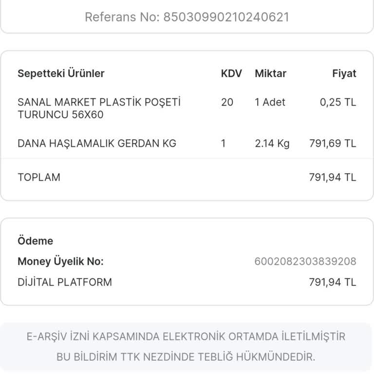 Migros'un Kokan Bozuk Eti