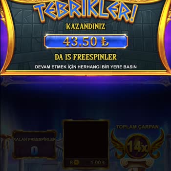 Slot Dünyası Slotta 0.60 Betten 970 Yaptım 30 TL Daha İstediler :d