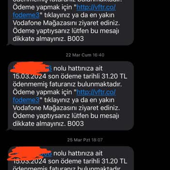 Vodafone Operatör Değişikliği Sonrası Borç İddiaları Ve İcra Tehdidi