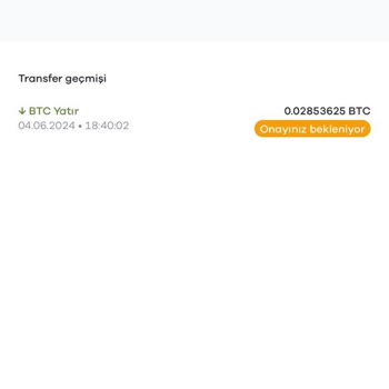 Paribu, Onaylandıktan 6 Gün Sonra BTC İşlemimi Göstermiyor!