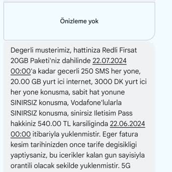 Vodafone Keyfi Tarife İptali Ve Fiyat Yükseltme