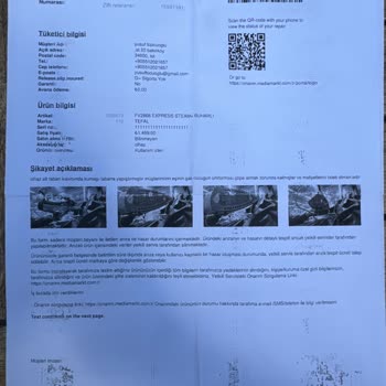 Tefal Ayıplı Ütü Satıp Sorun Yok Diyor