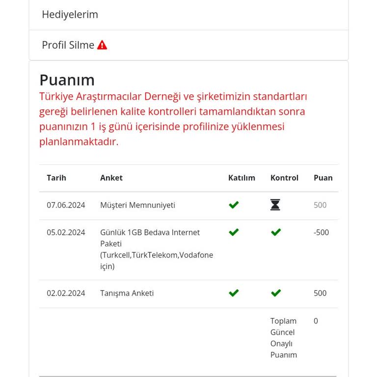 Sia Insight Anket Puanları Neden Yüklenmiyor?
