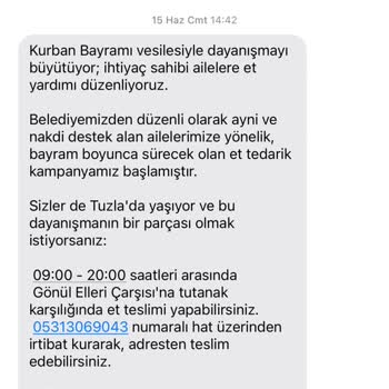 Tuzla Belediyesi SMS İptali Sürekli Mesaj Geliyor