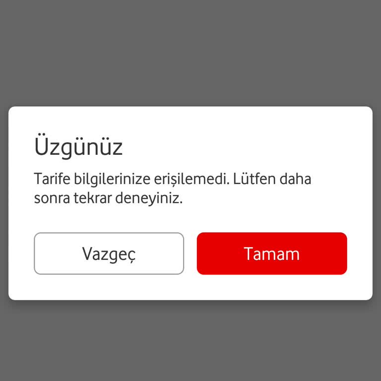 Vodafone Haksız, Bilgim Ve Onayım Dışında Tarifeye Geçiriyor