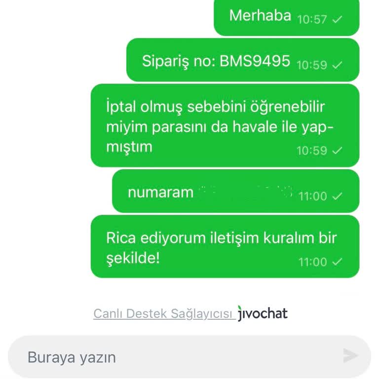 Bamost İznim Olmadan İptal Edildi. Ücret İadesi Yok