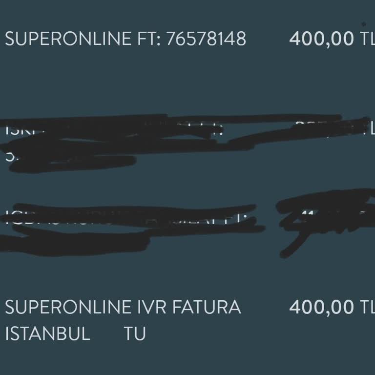 Superonline Otomatik Ödeme Talimatı Verdiğime Pişman Ettiler