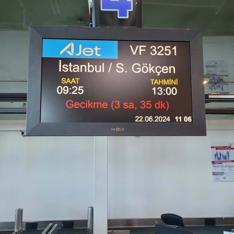 Ajet 3 Saatten Fazla Süren Rötar Saçmalığı