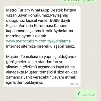 Metro Turizme Ulaşılamıyor