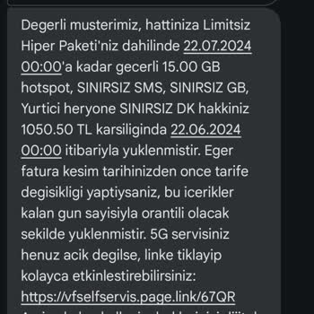 Vodafone 2 Ayda 3 Kez Fatura Zammı