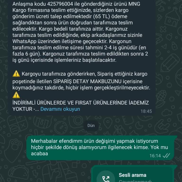 Caddstore İademe Dönüş Sağlanmıyor Şikayetim Var
