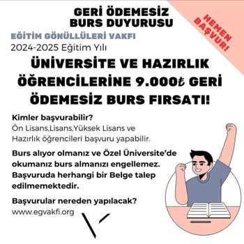 Eğitim Gönüllüleri Vakfı (Burs Başvuru) Yanıltıcı Burs Başvuru Sitesi Hakkında Şikayet