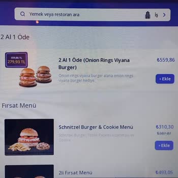 GetirYemek Te Menüden Farklı Fiyat Çekildi
