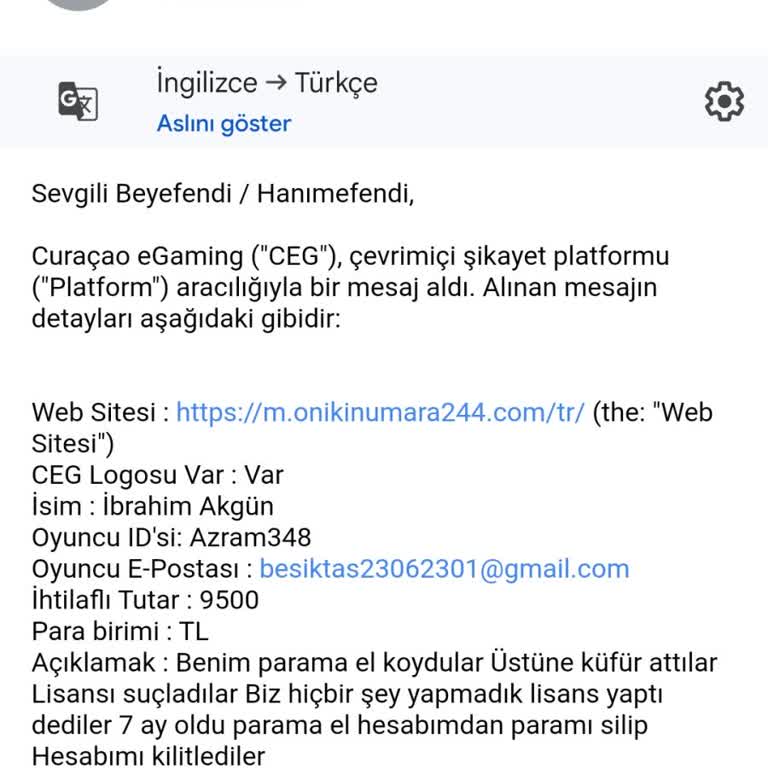 12Numara Bahis Bahis İncelemesi Bahanesiyle Ödeme Gecikmesi