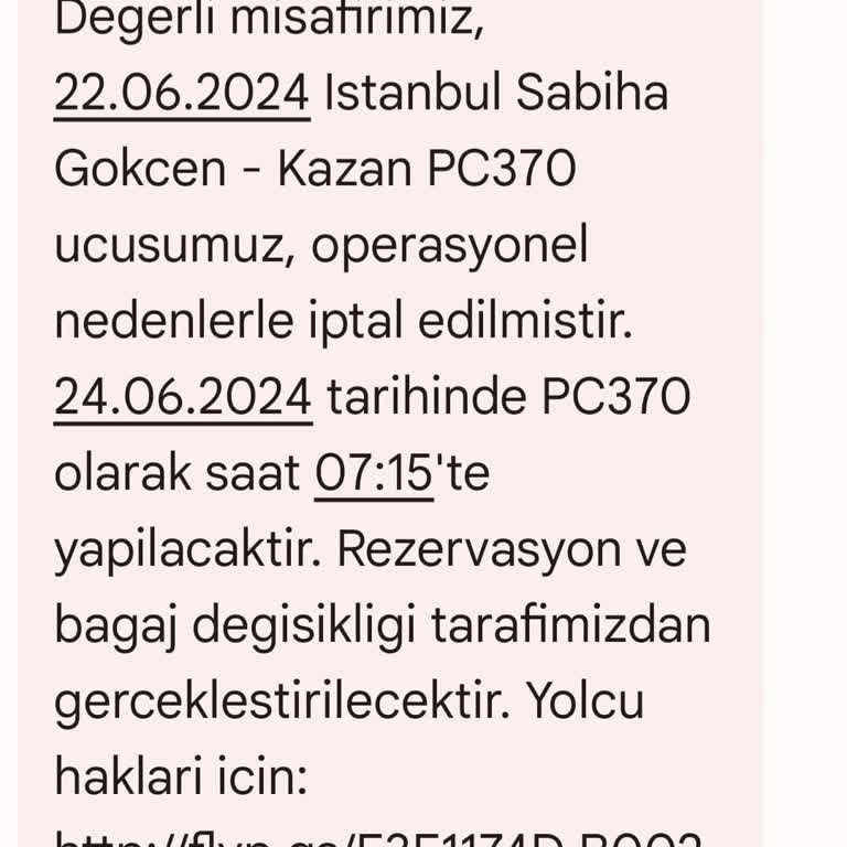 Pegasus Sabiha Gökçen Havalimanı Rusya Kazan Uçuşu 2 Gün Ertelemesi