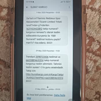 Sürat Kargo Eve Teslimat Yapmıyor
