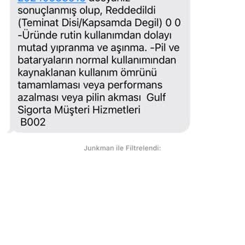 Gulf Sigorta Teknosa Şikayet Ek Uzatılmış Garanti