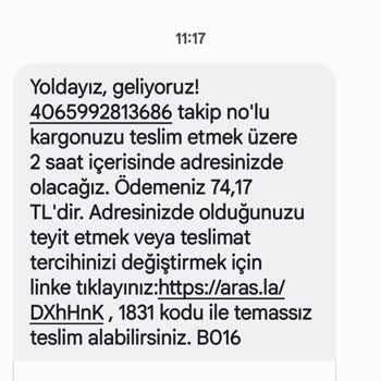 Trendyol Milla Ve Aras Kargo Şikayeti