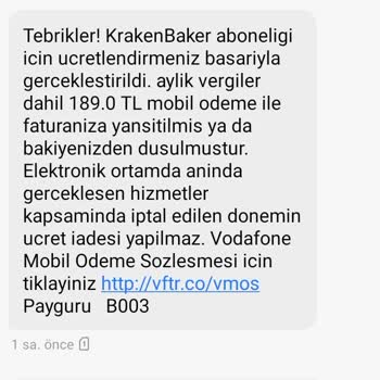 Vodafone Pay İzinsiz Abonelik Ve Ücretlendirme Sorunu