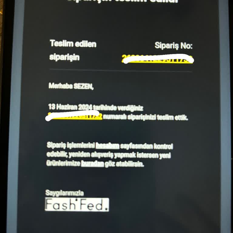 FashFed Aldığım Ürün Ortada Yok!