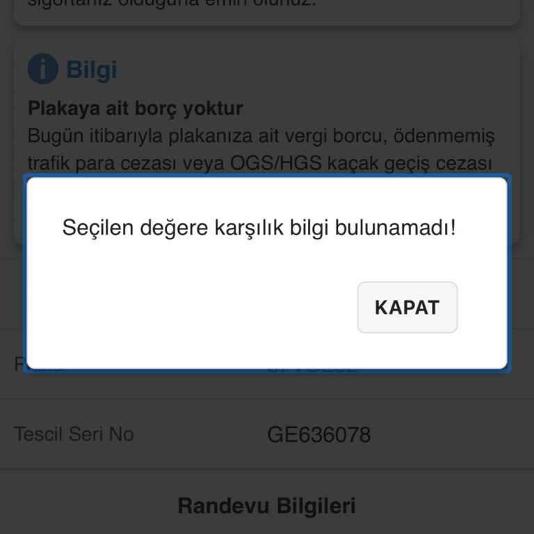 Tüvtürk Muayene Randevusu İ