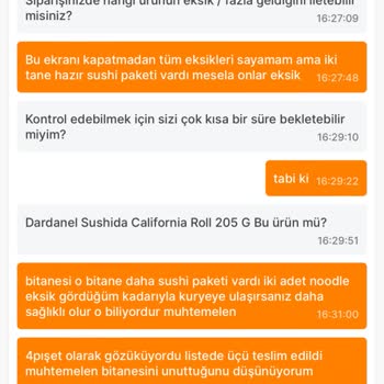 Migros Hemen Eksik Ürün Ve İade Mağduriyeti