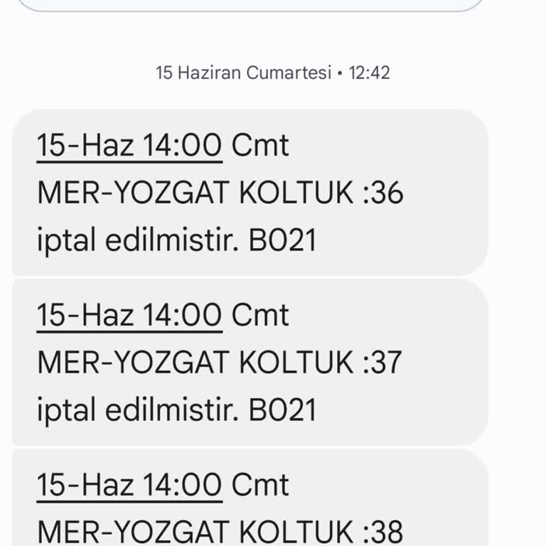 Kamberoğlu Turizm Kamberoğlu Bayramda Bilet İptali