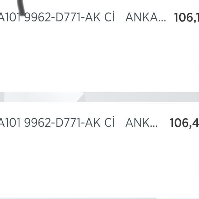 A101 İki Kez Ödeme Yaptırdılar