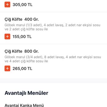 Adıyörem Çiğ Köfte Eksik Ürün Gönderdi!