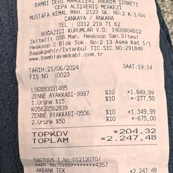 Bambi Ayakkabı 24 Saat Bile Olmadan İade Alamamaları