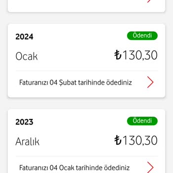Vodafone Faturalı Fahiş Fiyatlar