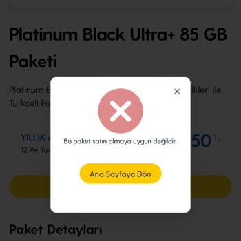 Turkcell Abonelik Paket Değişimi