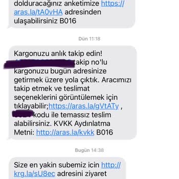 Kargom Teslim Edilmedi Ve Aras Kargo'ya Ulaşamıyorum