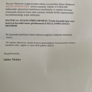 Adidas Satmış Olduğu Ürünün Arkasında Durmadı