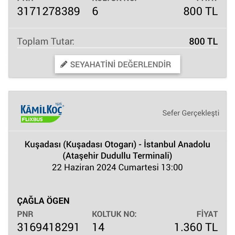 Kamil Koç Yine Pişman Etti