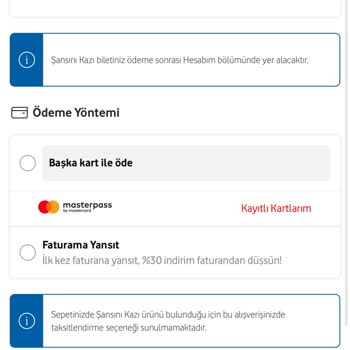 Vodafone Her Şey Yanımda Şans Yanımda Düzgün Çalışmıyor