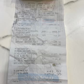 Watsons Bozuk Gibi Kokması