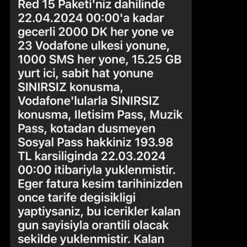 Vodafone Fahiş Fatura Artışları