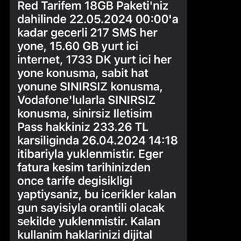 Vodafone Fahiş Fatura Artışları