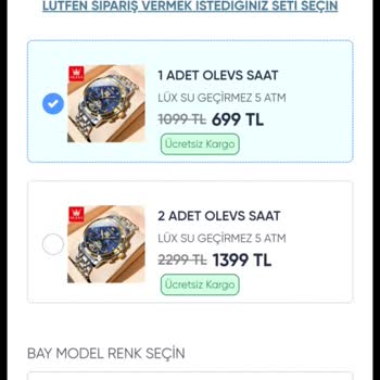 Saat Center (saatalemi.com) Sipariş Ettiğimle Alakasız Bir Saat Geldi!