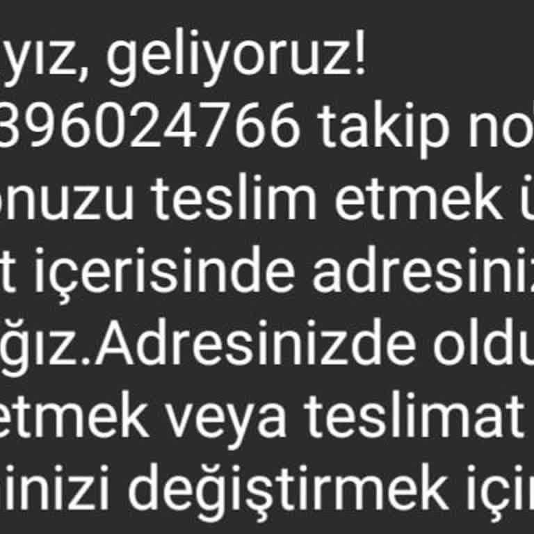 Aras Kargo Kargo Şikayet Metni