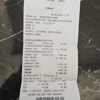 Boyner FLO'ya Ait Reebok Markalı Kötü Ürünü Satıyor Ama Sahip Çıkmıyor