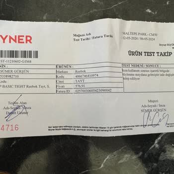 Boyner FLO'ya Ait Reebok Markalı Kötü Ürünü Satıyor Ama Sahip Çıkmıyor