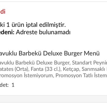 Trendyol Yemek, Yemeği Getirmeyip Paramı Da İade Etmedi