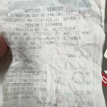 Watsons İade Alınmayan Sinoz Markalı Güneş Kremi Ve Yan Etkileri