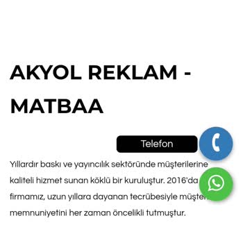Akyol Reklam & Matbaa Siparişleri Göndermiyor!
