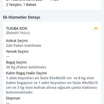Pegasus'tan Koltuk Satın Almama Rağmen Check-in De Farklı Koltuk