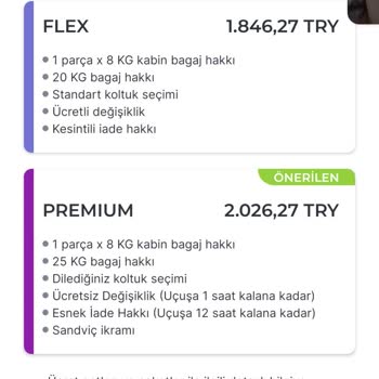 Ajet Premium Bilet Ekstra Ücret Talep Ediyor